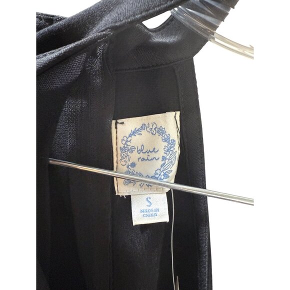 Blue Rain Womens Sleeveless Lace Mesh Black Dress‎ Size S - Picture 8 of 10